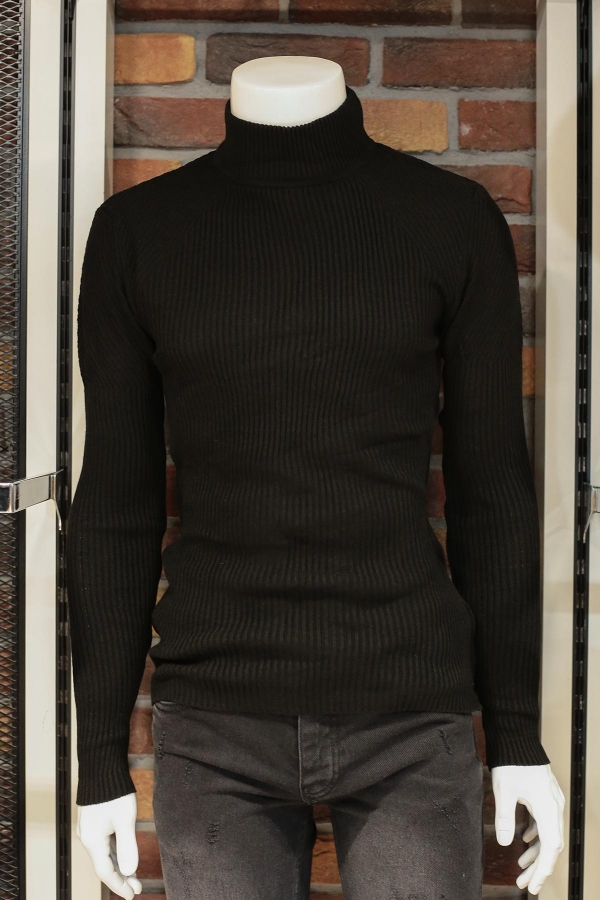 101977 Siyah Balıkçı Yaka